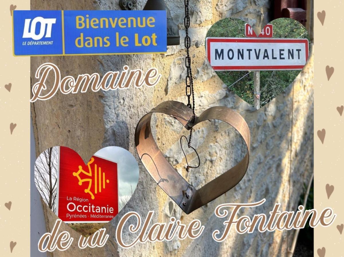 Le Domaine De La Claire Fontaine Gites -Chambres D'Hotes Montvalent エクステリア 写真